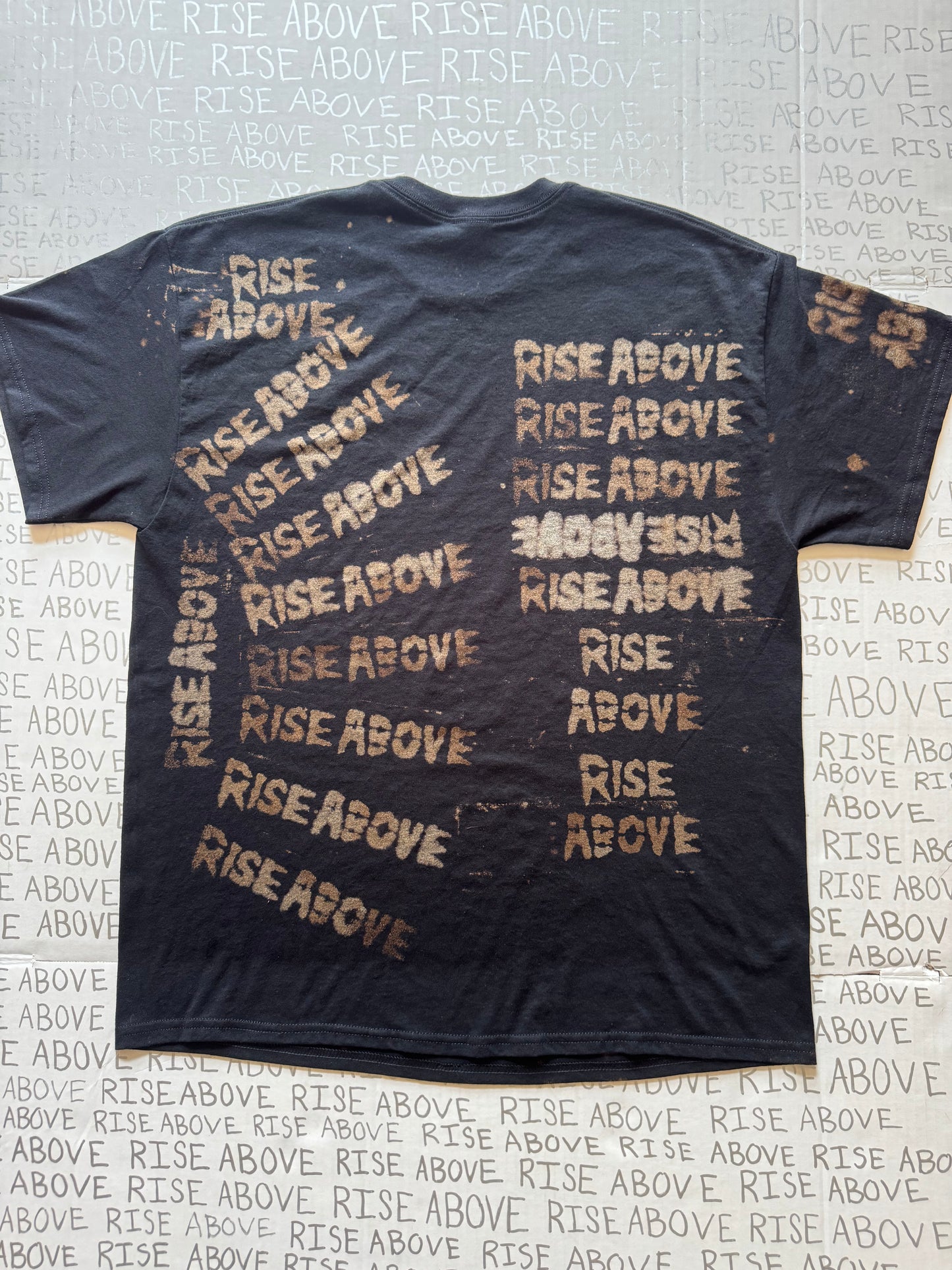 RISE ABOVE PUNKED OUT T #8