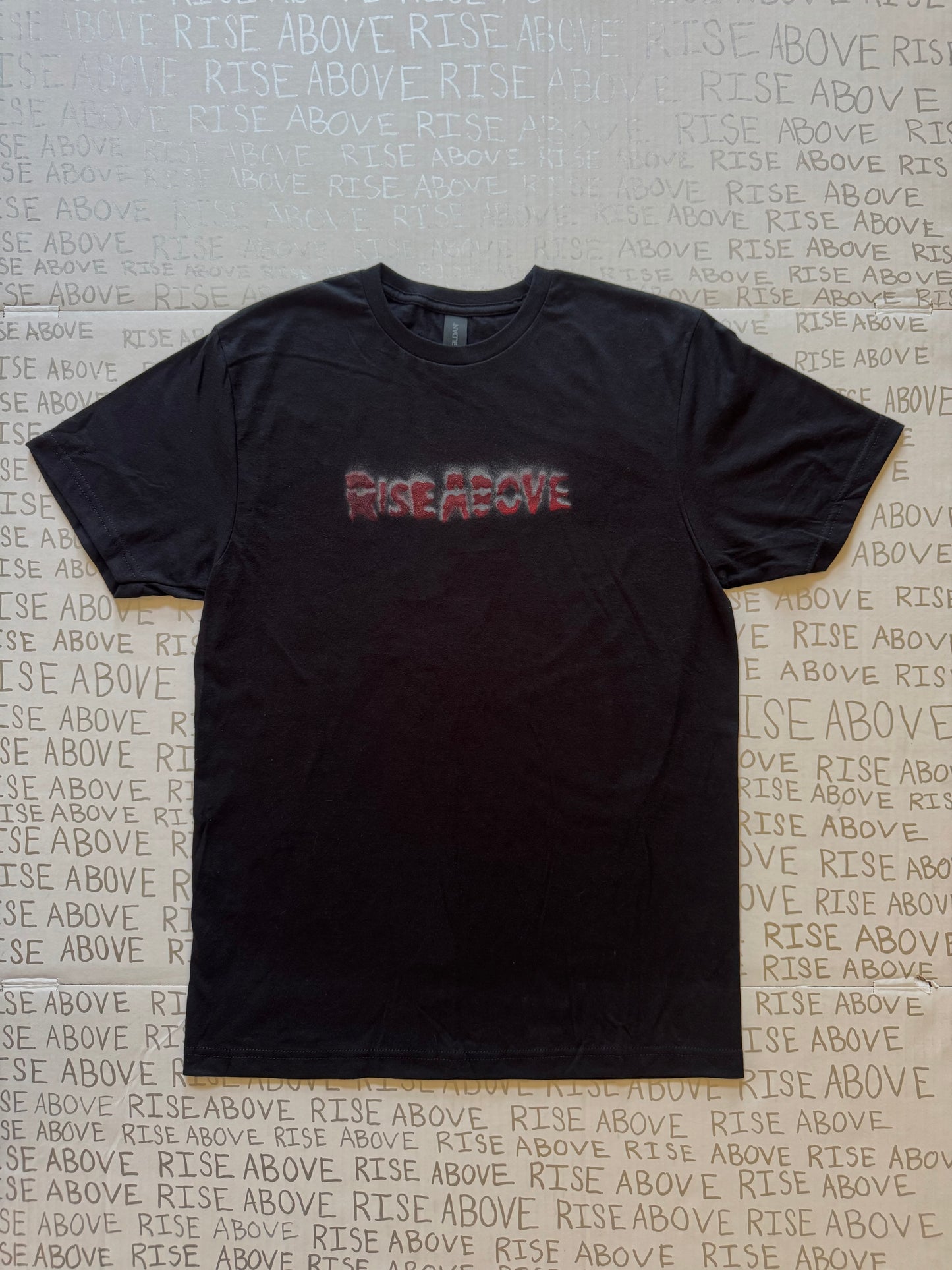 RISE ABOVE STENCIL T