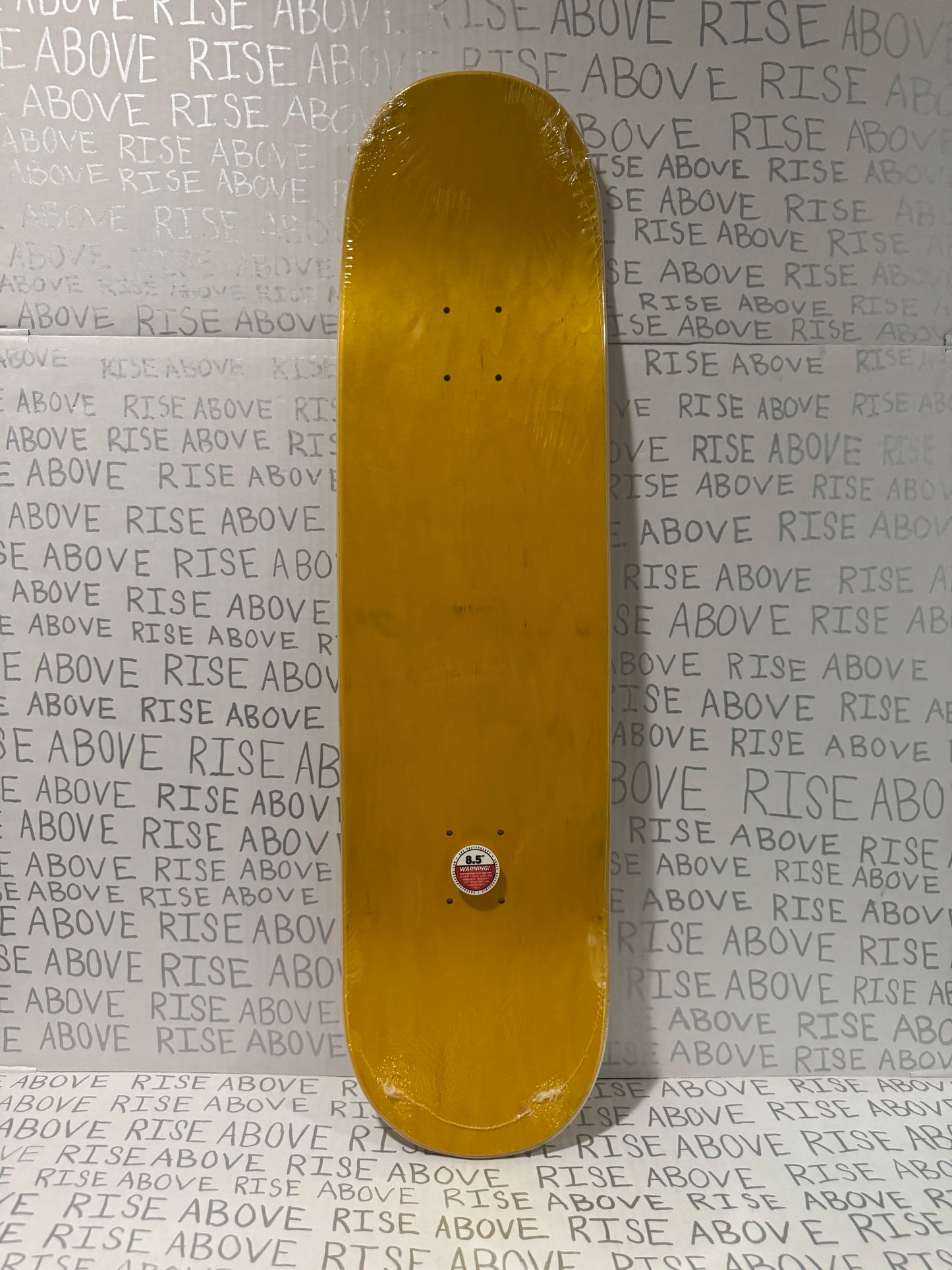 Yellow blank 8.5”