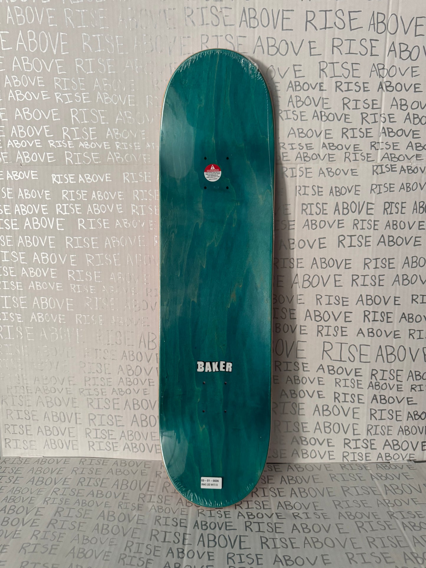 Backer brand logo deck 8.5”
