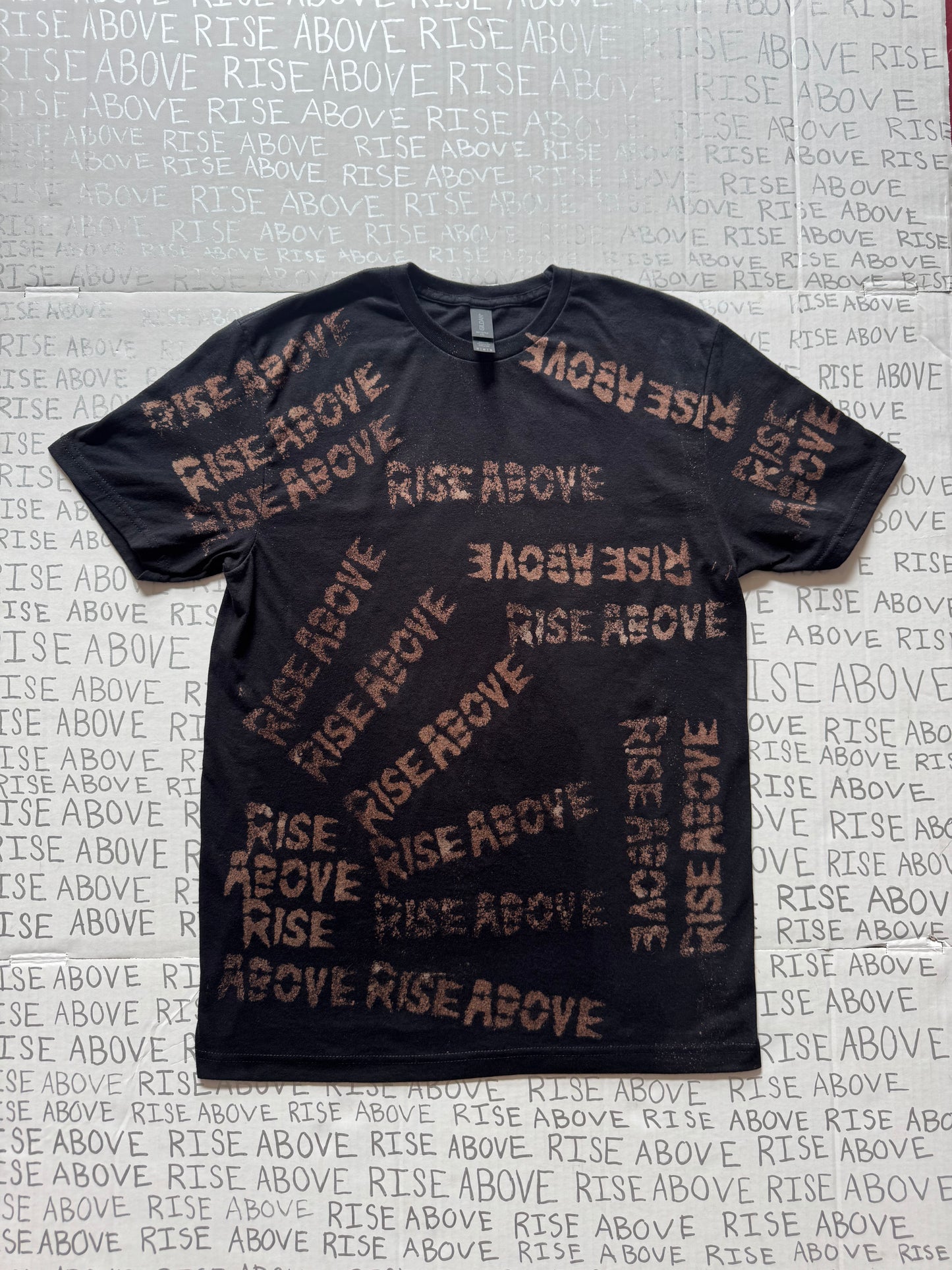 RISE ABOVE PUNKED OUT T #4