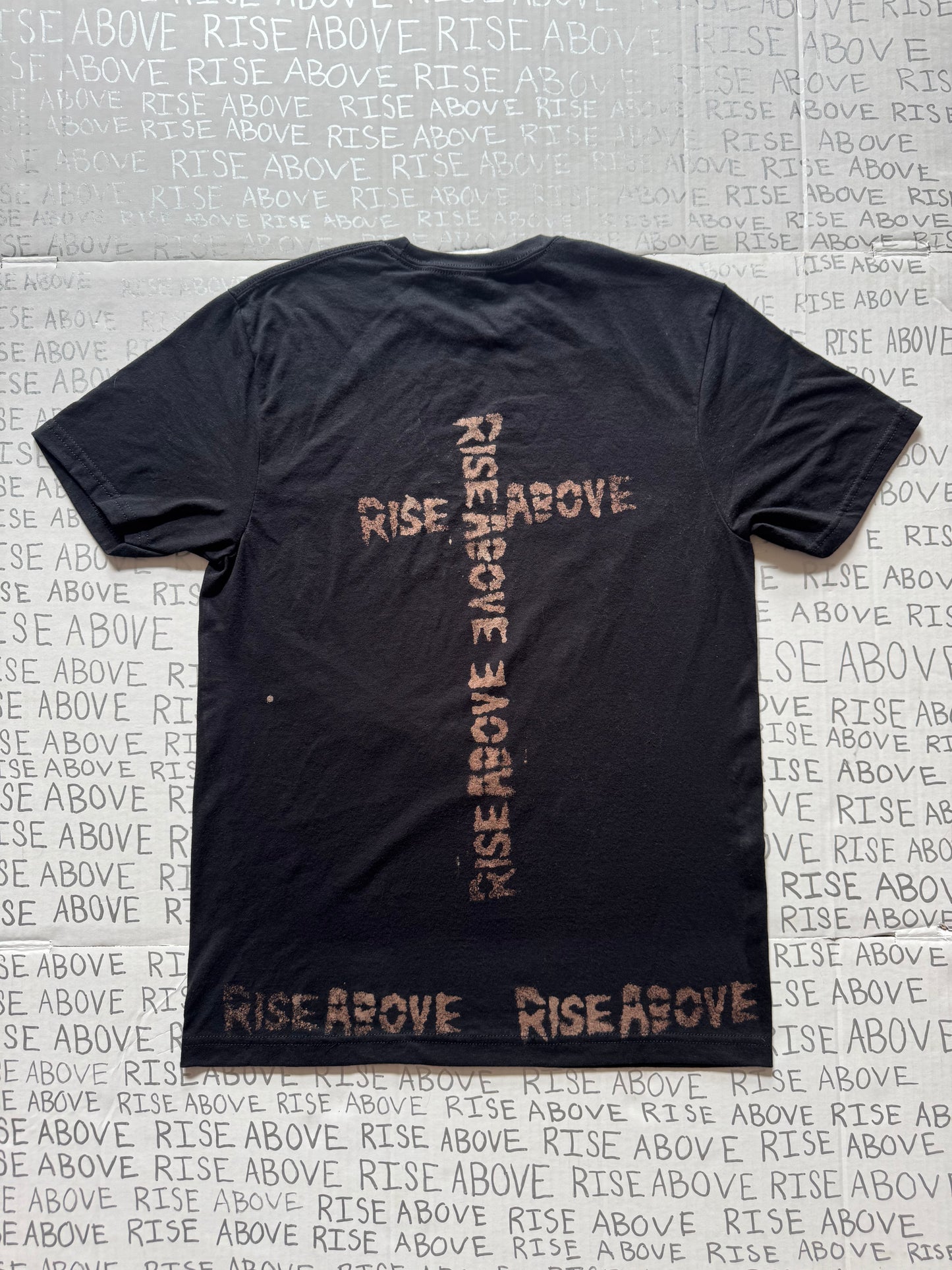RISE ABOVE PUNKED OUT T #4