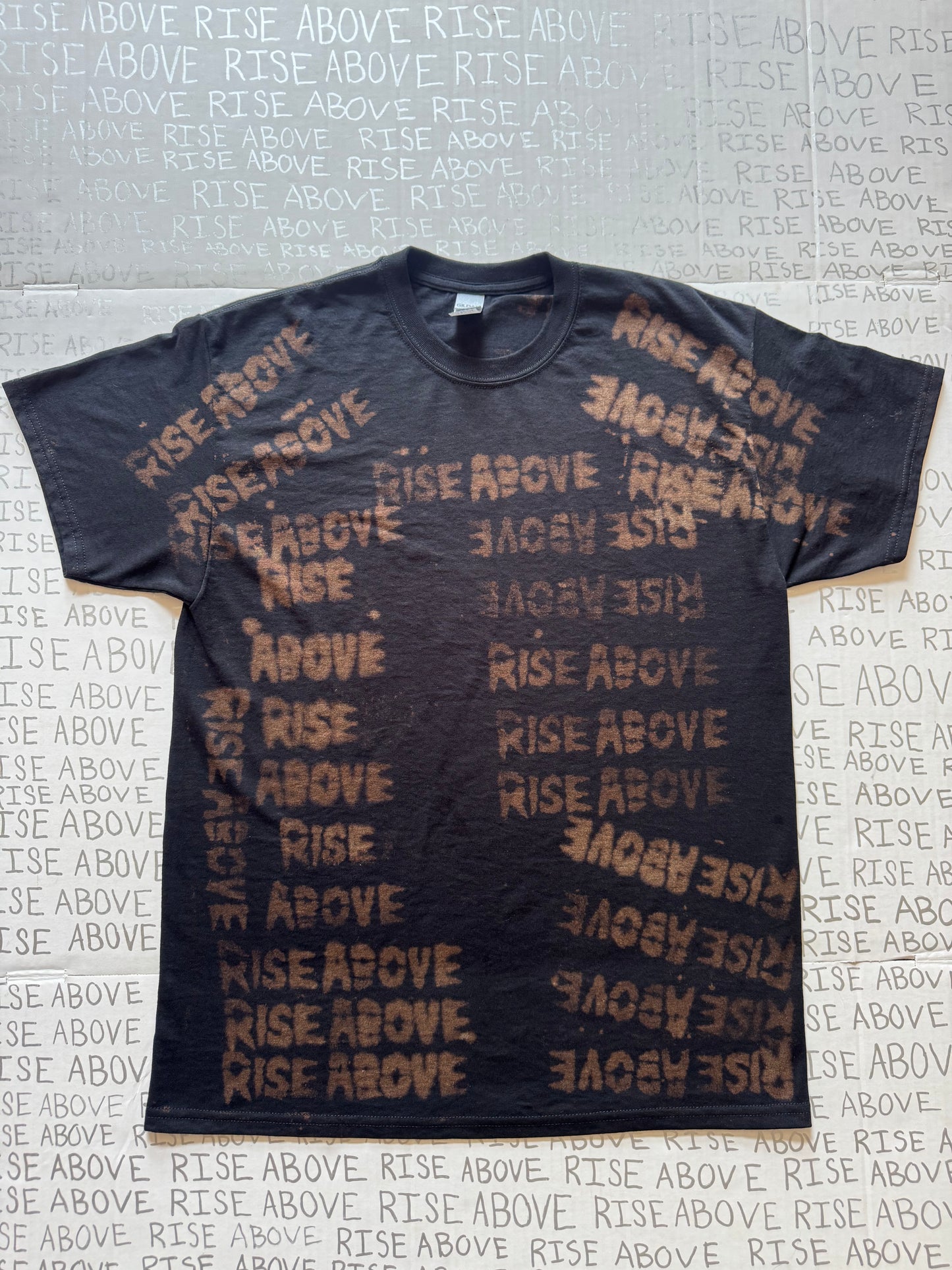 RISE ABOVE PUNKED OUT T #6