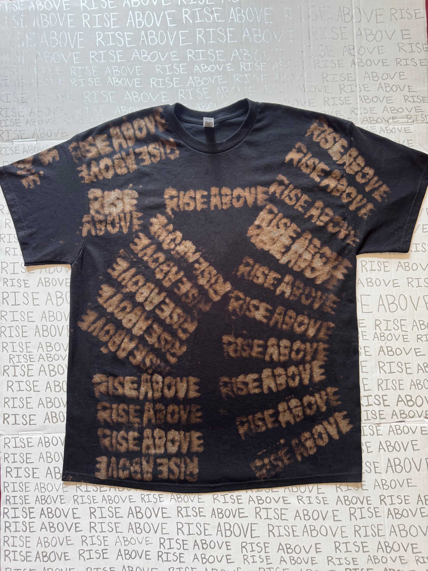 RISE ABOVE PUNKED OUT T #8